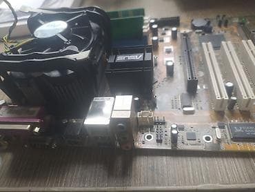 intel: Материнская плата для ПК, Asus, S478, ATX — 4