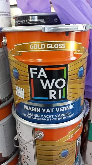 яхт: FAWORI Gold Gloss — линейка глянцевых лаков. 1) Паркетный лак FAWORI — 2