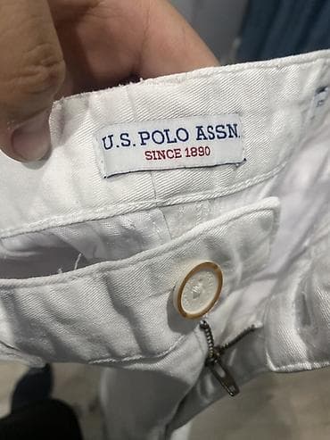 футболки белые: Мужские шорты, M, Us Polo Assn, Новый, цвет - Белый, Бесплатная доставка — 2