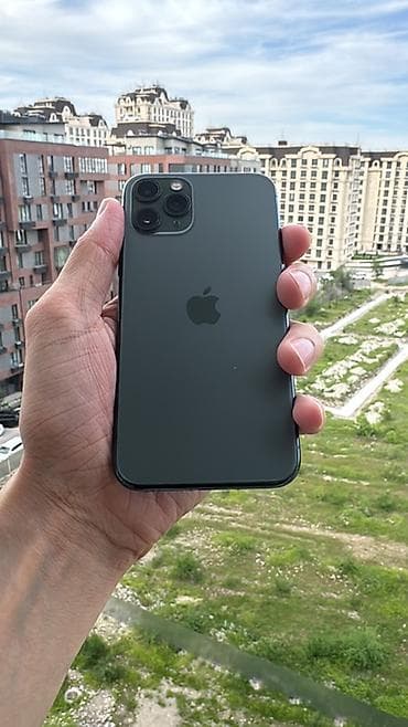 15 plus: IPhone 11 Pro, Б/у, 256 ГБ, Space Gray, Чехол, Кабель, 72 % — 2
