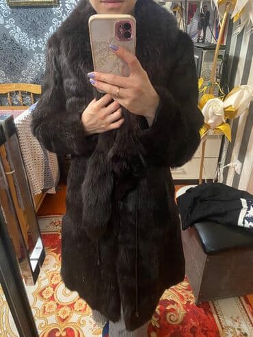 шуба кроликовая: Шуба, Кролик, По колено, S, M — 3