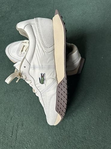 Мужские кроссовки, 44, Lacoste, Новый, цвет - Бежевый, Самовывоз