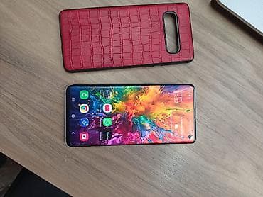 samsung 5g: Samsung Galaxy S10, Б/у, 128 ГБ, цвет - Синий — 1