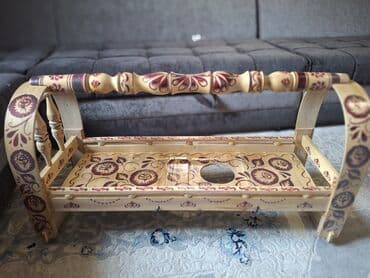 детский манеж деревянный: Люлька, Колыбель, Дерево, цвет - Фиолетовый — 9