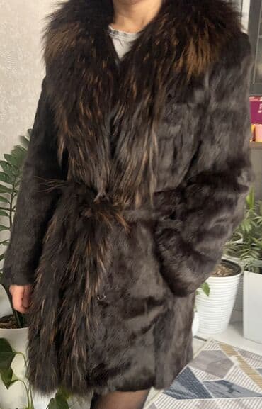 расторопша купить в бишкеке: Продается шуба(нат.кролик)размер 40/42,длина ниже колена (я ростом — 7