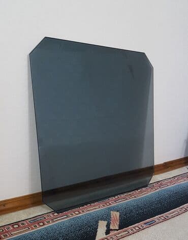 стеклянные кухонные столы: ПРОДАЮ стекло от интерьерного столика 75см×75см, толщина 1 см — 1