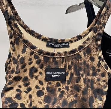 armani code: Топ, Трикотаж, Италия, Бретельки тонкие, Новый, M, L — 2