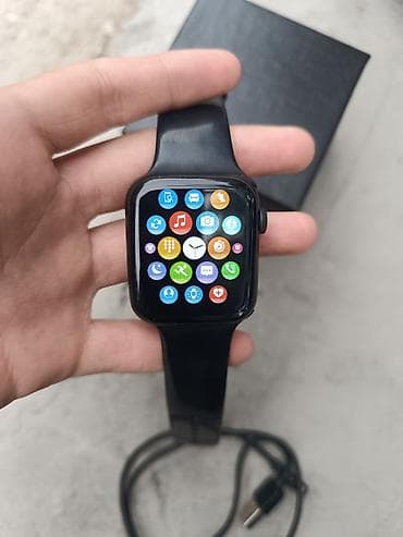 smart band 10: Смарт-часы в черном цвете с сенсорным экраном и силиконовым ремешком — 2