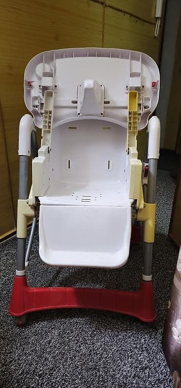 детские стулья для садика: Стульчик для кормления, Б/у, Другой бренд, Пластик, Другой вид, цвет - Белый — 3