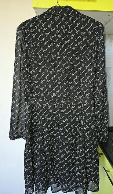 michail kors: Повседневное платье, Осень-весна, Короткая модель, Полиэстер, Платье-рубашка, M, L — 3