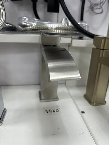 Смеситель для раковины (однорычажный), стиль «водопад» - Конструкция