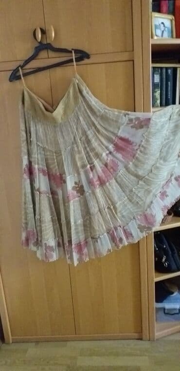 прокат национальных костюмов для детей: Продаю юбки, Юбка цветная, трёхцветная, х/б, Индия, на подкладе — 2