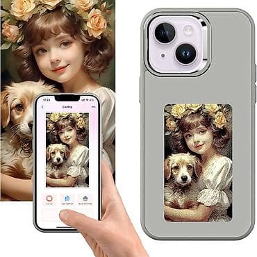 amazon kindle 4: E-ink Смарт-чехол для смартфона с динамическим дисплеем на задней — 1