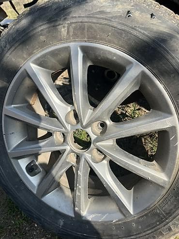 другие марки: Литые Диски R 16 Hyundai, Пара, отверстий - 5, Б/у — 1