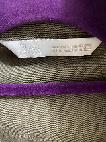 бомбер zara: Бомбер, Осень-весна, Оверсайз, L — 4