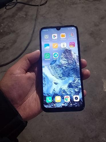 iphone 6 7: Redmi, Redmi Note 7, Б/у, 64 ГБ, цвет - Синий, 2 SIM — 1