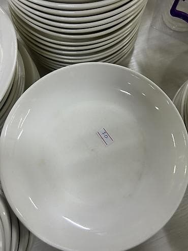 стулья столы: Белая посуда для сервировки стола - Глубокие круглые тарелки для — 2