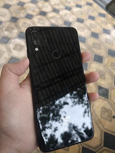Redmi, Redmi Note 7, Б/у, 64 ГБ, цвет - Черный, 2 SIM