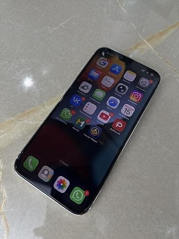 16 про 256: IPhone 13 Pro Max, Б/у, 128 ГБ, Белый, Коробка, 78 % — 2