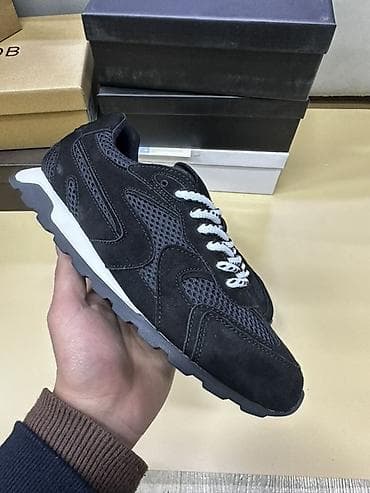 женская обувь 38: Кроссовки повседневные с сетчатыми вставками - Верх: замша с — 3