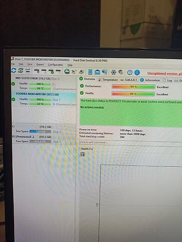 ssd kg: Накопитель, Б/у, Toshiba, HDD, 1 ТБ, 2.5", Для ноутбука — 2