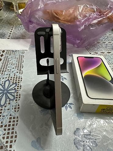 pixel 4a: IPhone 14, Б/у, 128 ГБ, Старлайт, Коробка, 85 % — 5