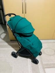 детская коляска с дождевиком: Балдар арабасы, түсү - Кара — 31