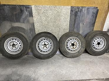 Колеса в сборе 225 / 70 / R 15, Зима, Б/у, Комплект, Легкий коммерческий транспорт (C/LT), Железные, отверстий - 5