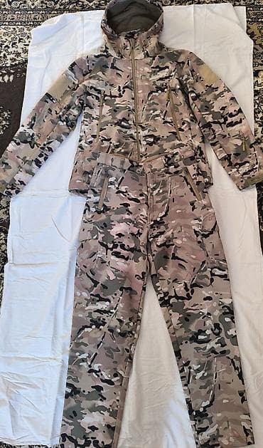 футболки с логотипом: Тактический костюм TAD Gear (куртка + штаны), камуфляж - — 3