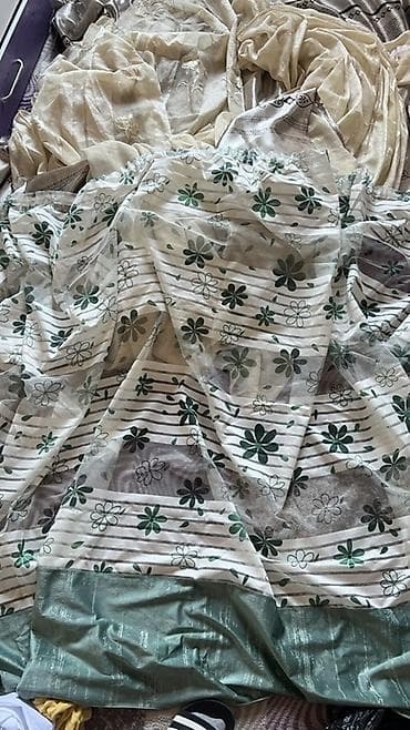 Матраска арналган каптамалар жана топперлер: Шторалар комплекти, Атлас, Комплектте тюлу бар, Даяр буюм, Уктоочу бөлмө үчүн — 5