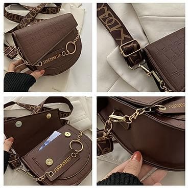 pull bear: Классическая сумка, Китай, Материал: Экокожа, Регулируемый ремень, Женские, Новый — 2