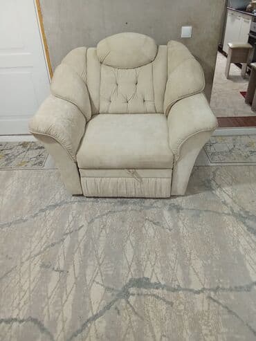 Комплект мягкой мебели, цвет - Бежевый