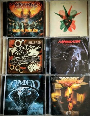 5 ночей с фредди: Коллекция музыкальных CD (рок/хард-рок/метал). Оригинальные заводские — 18