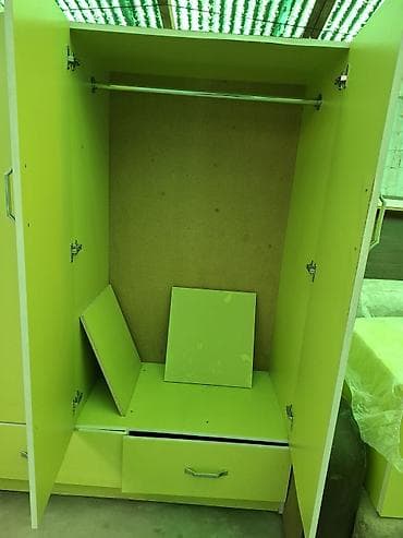 Эмерек: Шифоньерлер, кийидер үчүн шкафтар, Түз, ЛДСП — 3