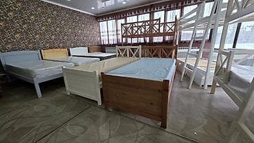 Мебель: Деревянные кровати для спальни и детской - Материал: массив дерева — 1
