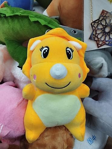 детские декоративные подушки: Мягкие игрушки-щенки и медвежонок - Плюшевые игрушки с большими — 9