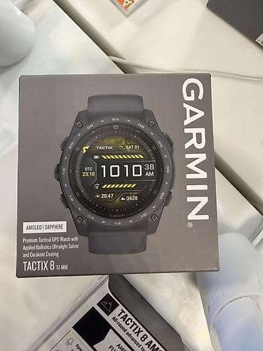 mc book: Garmin Tactix Ceracote Slate Gray 8 (51 мм) — премиальные тактические — 1