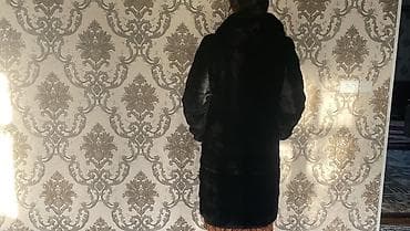 92sf проба серебра цена: Шуба из натурального меха EliRef collection. - Цвет: глубокий чёрный — 1