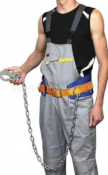 Пояс упр-01 г цепь (страховочная привязь) применяется для удерживания