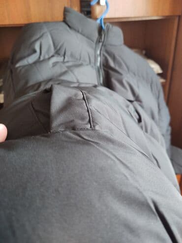 купить женский пуховик большого размера: Двусторонняя утеплённая куртка влагостойкий - Формат: пуховик-бомбер — 8