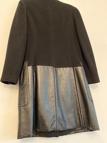 max mara: Продаю пальто MaxMara Италия, с кожаными вставками, размер S-M. Цена 9 — 4