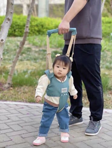 рация для ребенка и мамы: Детский ходунок‑страховка с ручкой для родителей - Тип: мягкий — 1