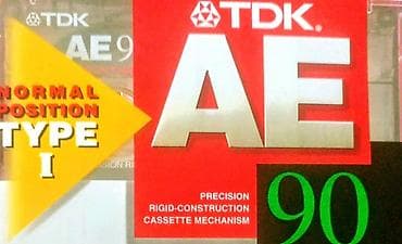 Башка аудиотехника: TDK AE 90 — аудиокассета Type I (Normal Position)(1998г. ) — 1