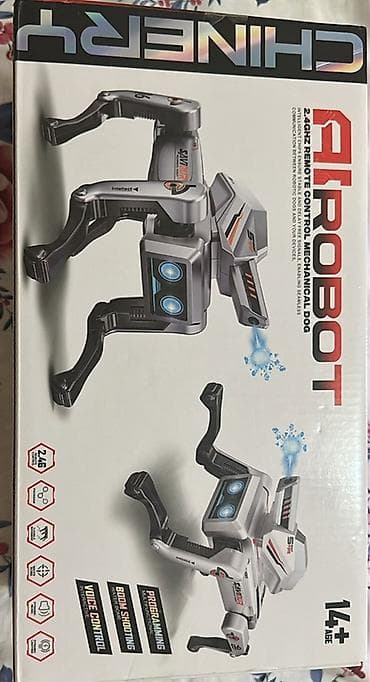 Техника и электроника: Робот‑собака AI Robot (SAVIOUR) — интерактивная радиоуправляемая — 1