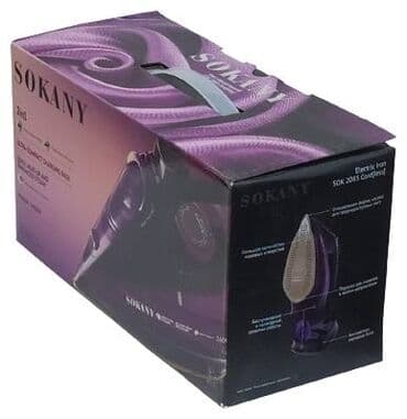 утюг ручной: Утюг Паровой, Керамический, Система защиты от накипи, Вертикальное отпаривание, Противокапельная система — 5