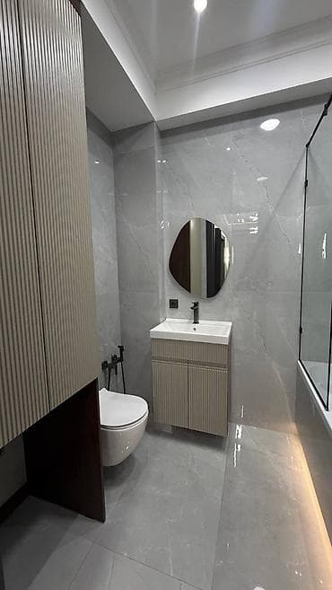 Недвижимость: 2 комнаты, 80 м², Асанбай мкр 14 этаж, Евроремонт — 10