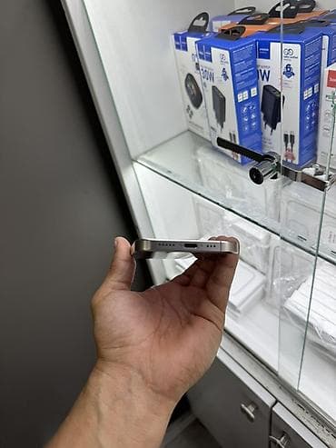 second tech: IPhone 15 Pro, 128 ГБ, White Titanium, Коробка, 100 % — 2