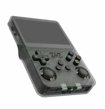 gear s: Портативная ретро-игровая приставка с прозрачным корпусом r36s (новая) — 2