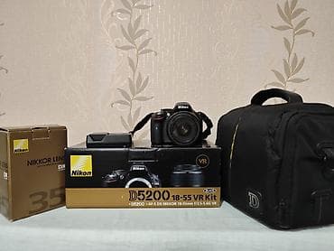 osmo action: Фотоаппарат Nikon D5200 35мм 1.8 DX + аксессуары Один Владелец — 1
