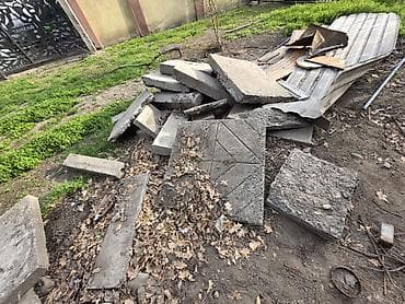 продаю бу строй материалы: Бетонный строительный лом/плиты отдаю даром за вывоз всего - — 1